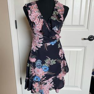 Engerla wrap mini dress